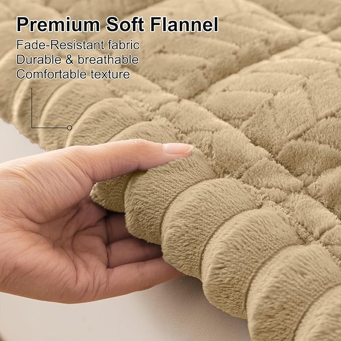 Smiry Couch Cover for Dogs, Non Slip Fuzzy Pet Sofa Covers Washable | Sofa Slipcovers for 3 Cushion Couch, Soft Thick Furniture Protector for Cats Dogs, Against Fur, Dirt, Scratch (27.6"x88") - Image 5