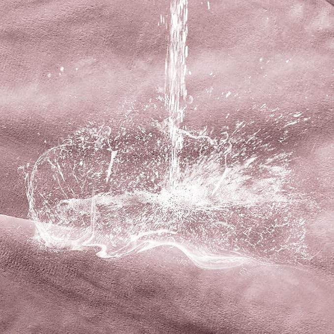 Waterproof Blanket for Bed Couch Sofa, Soft Liquid Pee Proof Pet Blanket for Dog Puppy Cat, Reversible Sherpa Fleece Furniture Protector (Dusty Pink, 50x60 inches) - Image 7