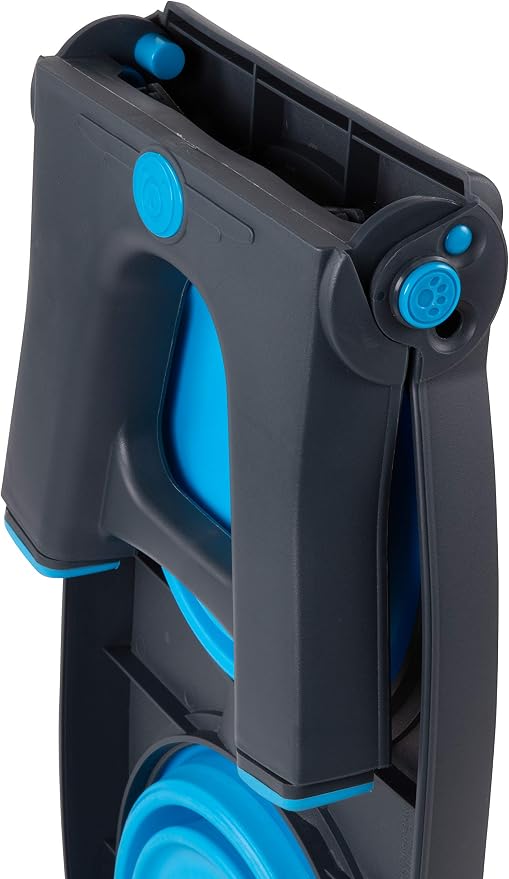 Dexas Pets Adjustable Height Double Pet Feeder, Pro Blue - Image 4