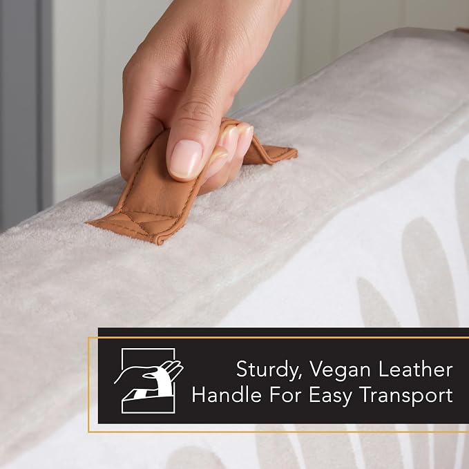Town & Country Luxe CuddleTown Matisse Everwash® Pillow Pet Bed, Water Repellent Floor Pillow, Machine Washable Cover, Soft & Calming, Taupe, Large 44"x34"x4" - Image 6