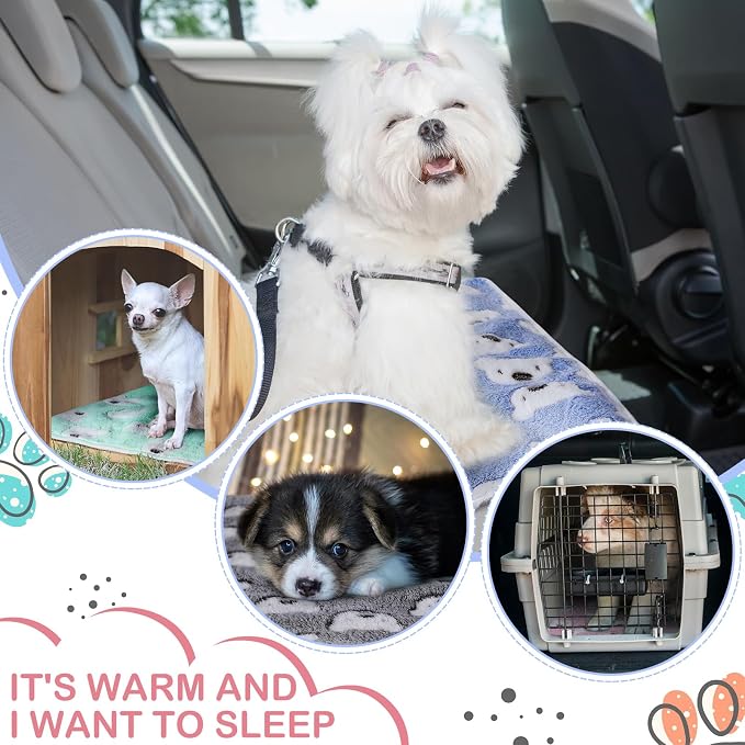 Reginary 4 Pcs Waterproof Guinea Pig Blankets Washable Small Animal Fleece Bedding Absorbent Guinea Pig Cage Liners Reusable Training Pee Pad Pet Sleep Mat for Hamster(Bear Pattern,24 x 16 Inch) - Image 5