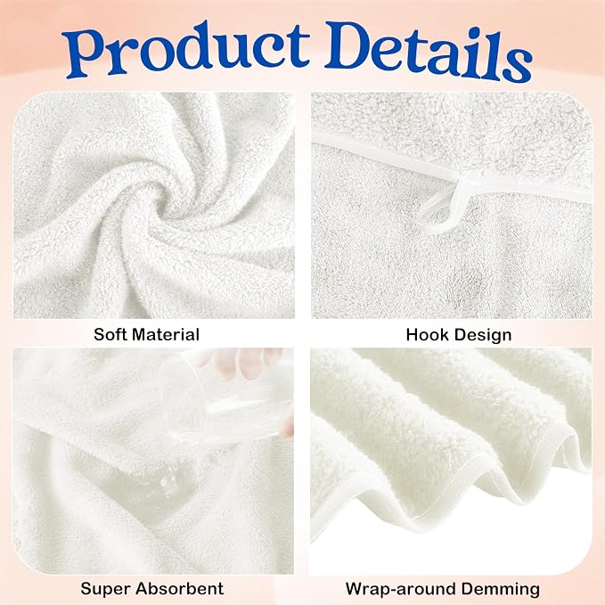 Moukeren 18 Pcs Microfiber Bath Towel Set 6 Bath Towels 6 Hand Towels 6 Washcloths Soft Coral Velvet Highly Absorbent Bathroom Towel for Fitness Sports Yoga Travel(Classic Colors) - Image 3
