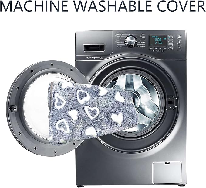 VANKEAN Reversible Cool/Warm Crate Mat Waterproof Washable Firm S-XXL Grey - Image 5