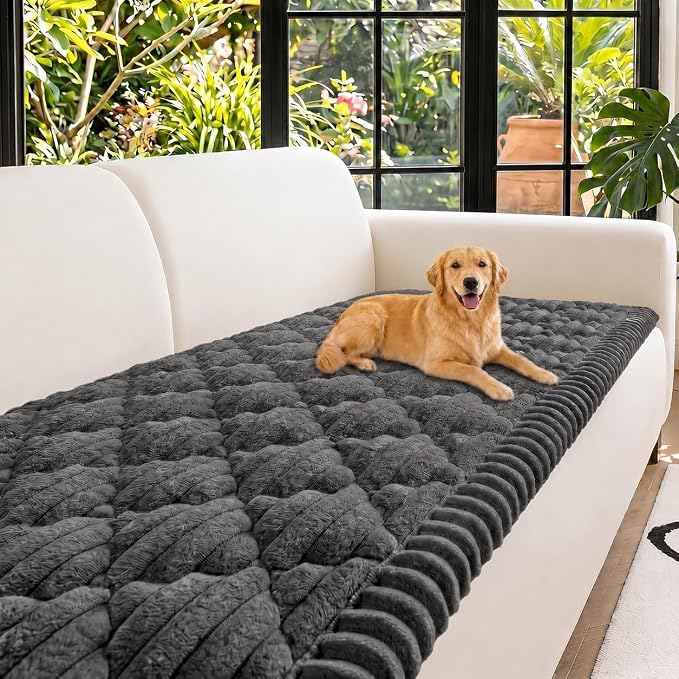 NILUOH Couch Cover for Dogs Washable, Non Slip Furniture Protector for Pet | Suitable for Leather & Fabric Loveseat/Small Couch, Prevents Pet Hair, Scratches & Stains, Pet Friendly, 27.6"x59" by NILUOH
