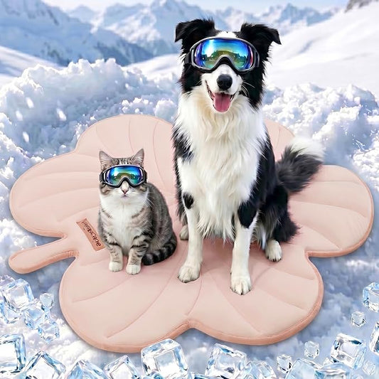 Dog Cooling Mat Washable Pet Cooling Mat, Self Cooling Mat for Dogs Large | 55" x 45", Thick Portable Foldable Cooling Pad for Indoor Outdoor, Crate, Travel, Camping and Beach by Vagascape