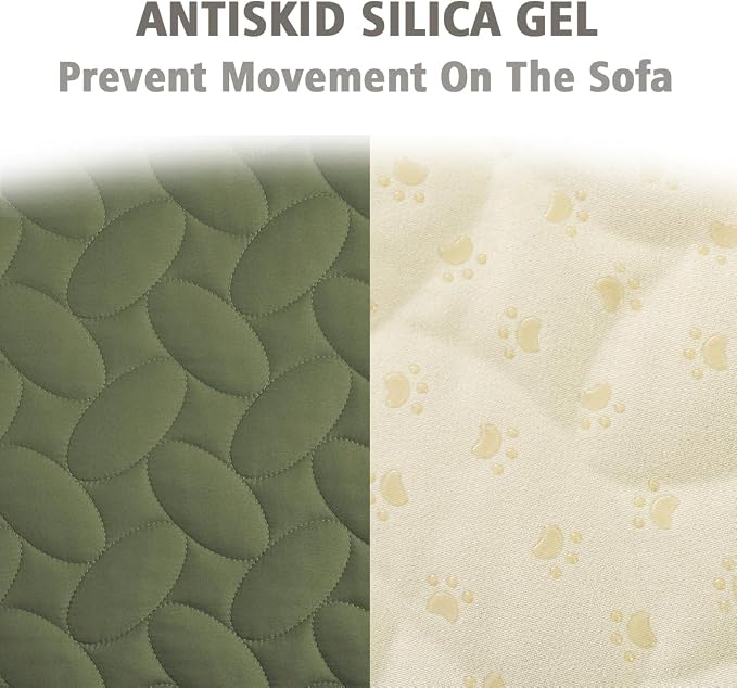Ameritex Pet Bed Cover Dog Bed Blanket for Sofa and Furniture Waterproof New Pattern Design (68x82 Inch, Green) - Image 4