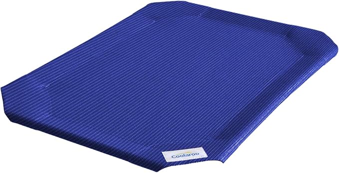 The Original Coolaroo Elevated Pet Bed Replacement Cover, Large, Aquatic Blue by Coolaroo