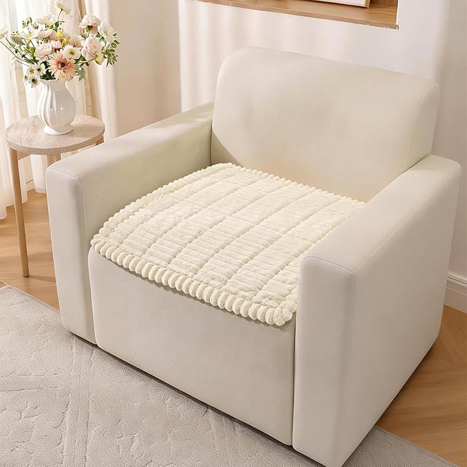 Couch Cover for Dogs,Washable Non-Slip Pet Friendly Sofa Protector | Thick Flannel Sofa Cover,Nonslip, Washable,Anti-Pilling,Pet Friendly,for Dogs & Cats,Cozy Protect Against Fur,27.6" x 27.6" by YSTELLAA