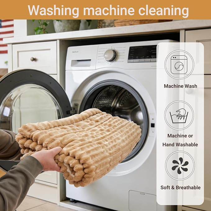 Pet Couch Cover Dogs Washable Non-Slip Couch Protector Fuzzy Cat Sofa Covers for 3 Cushion Sofa Pet Friendly Couch Protector Dog Mat for Couches and Sofas Coffee, 27.6 x 82.7 - Image 5