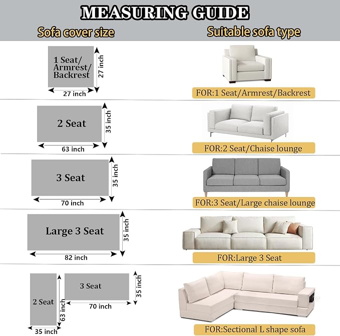 NAISI Couch Covers for Dogs Waterproof Flannel Striped Sofa Cover Pet Friendly Washable Dog Mat for Couch Anti Slip Sectional Sofa Slipcover Protector(1pc/27"x 27",Cream) - Image 5