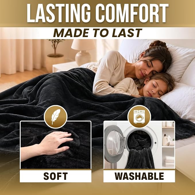 Waterproof Blanket Sherpa Fleece King Size 80” x 80” – Leakproof Blanket for Pets, Dogs & Cats, Bed & Couch Protector Throw, Soft No-Crinkle Washable Cover for Furniture Protection & Use - Image 7