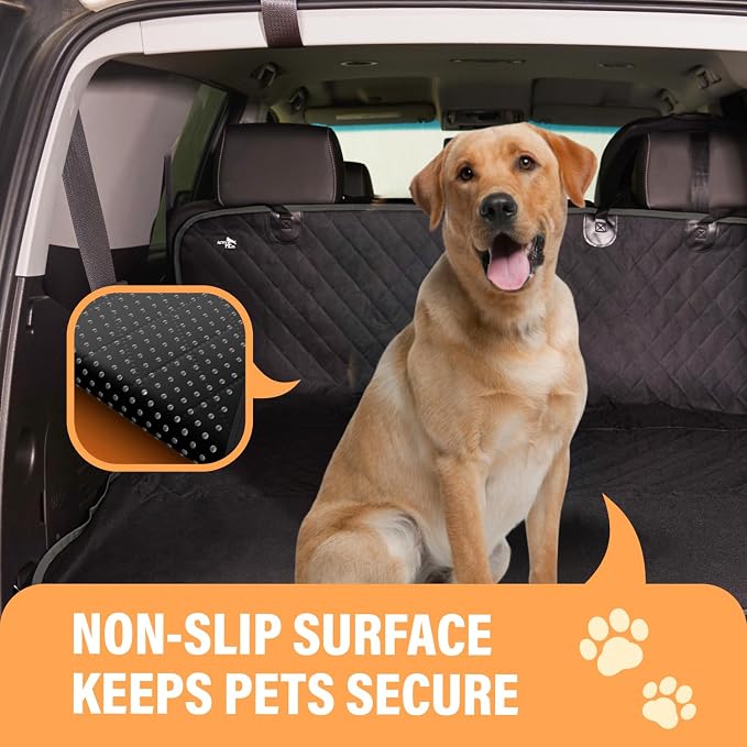 Active Pets Pink Standard Dog Car Hammock Back Seat Cover, Waterproof Backseat Cover Protector for Truck Bench Rear of Sedans or SUVs, Essential Pet Supplies Vacuum or Wipe Clean, Machine Washable - Image 8