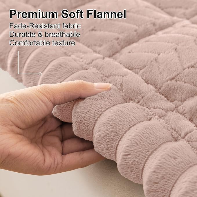 Smiry Couch Cover for Dogs, Non Slip Fuzzy Pet Sofa Covers Washable | Sofa Slipcovers for 3 Cushion Couch, Soft Thick Furniture Protector for Cats Dogs, Against Fur, Dirt, Scratch (27.6"x70.9") - Image 2