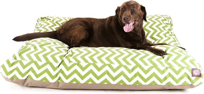 Majestic Pet Chevron Rectangle Dog Bed Washable – Non Slip Comfy Pet Bed – Crate Bed with Removable Washable Cover – Kennel Bed for Sleeping, Polyester Fiber, Medium, Gray - Image 5