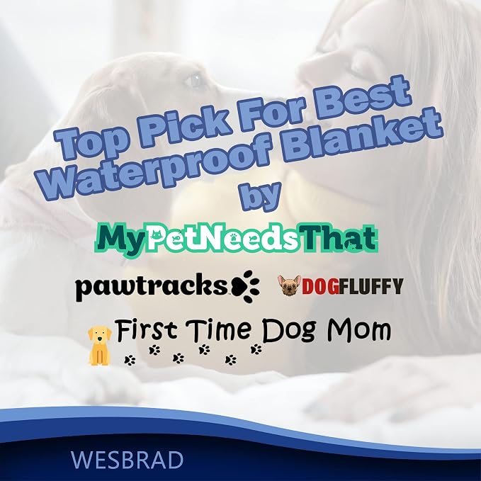Waterproof, Super Soft, Leak Proof, Totally Pee Proof, EZ-Wash, Two-Color Reversable, Durable, 3 Layer Blanket, (90"x80", Black/Grey) Adults, Pets, Dogs, Cats - Image 6