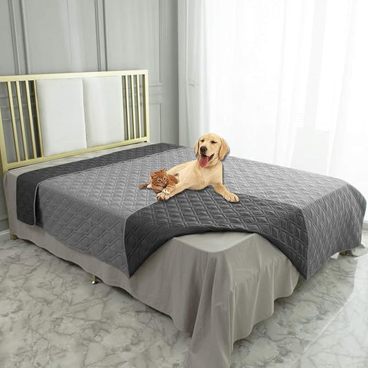 Ameritex Waterproof Dog Bed Cover Pet Blanket for Furniture Bed Couch Sofa Reversible by Ameritex