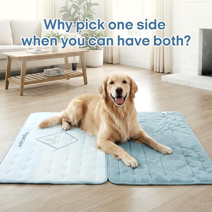 Vagascape 3.0 Supportive Double Sided Dog Cooling Mat | Thick Durable Pet Cooling Mat for Extra Large Pet, 47" x 28" Washable Cooling Mat for Dog Outdoor and Indoor - Image 9