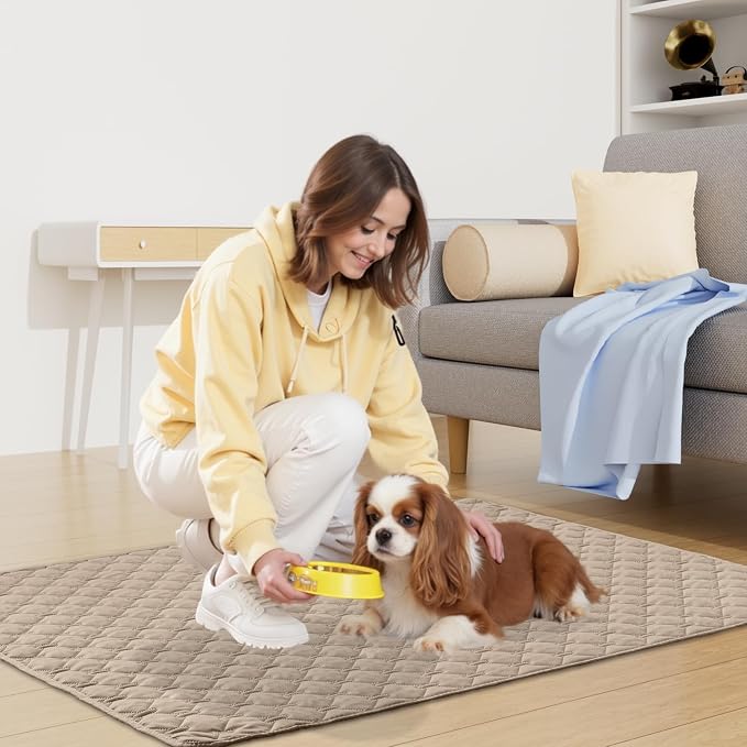 Smiry Waterproof Dog Bed Cover Blanket, Reversible Pet Blanket | Soft Reversible, Washable Leakproof Cats Dogs Couch Cover for Sofa, Couch, Furniture (82x82 Inch) - Image 5