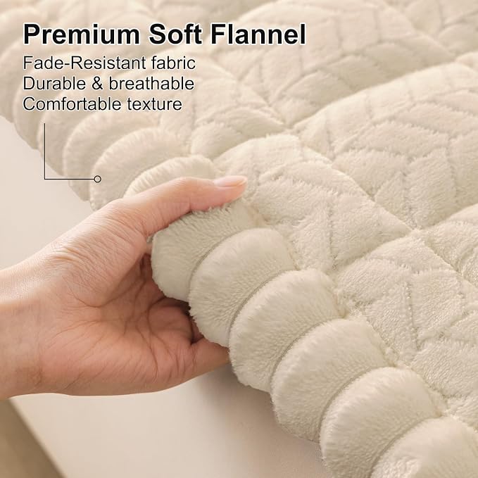 Smiry Couch Cover for Dogs, Non Slip Fuzzy Pet Sofa Covers Washable | Sofa Slipcovers for Sectional Couch, Soft Thick Furniture Protector for Cats Dogs, Against Fur, Dirt, Scratch (43"x63") - Image 5
