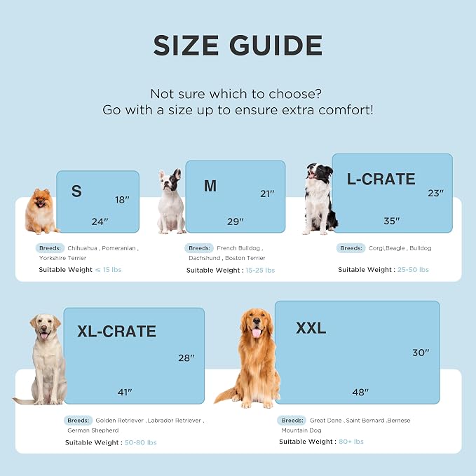 Bedsure Cooling Dog Mat Extra Large, Q-Max>0.5 XL Thin Breathable Cold Crate Pad for Pet, Portable Washable Kennel Bed for Summer Active Dog with Chill Soothing Fabric to Rapid Cooling, 41x28, Blue - Image 7