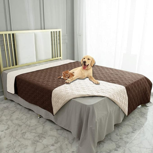 Ameritex Waterproof Dog Bed Cover Pet Blanket for Furniture Bed Couch Sofa Reversible by Ameritex