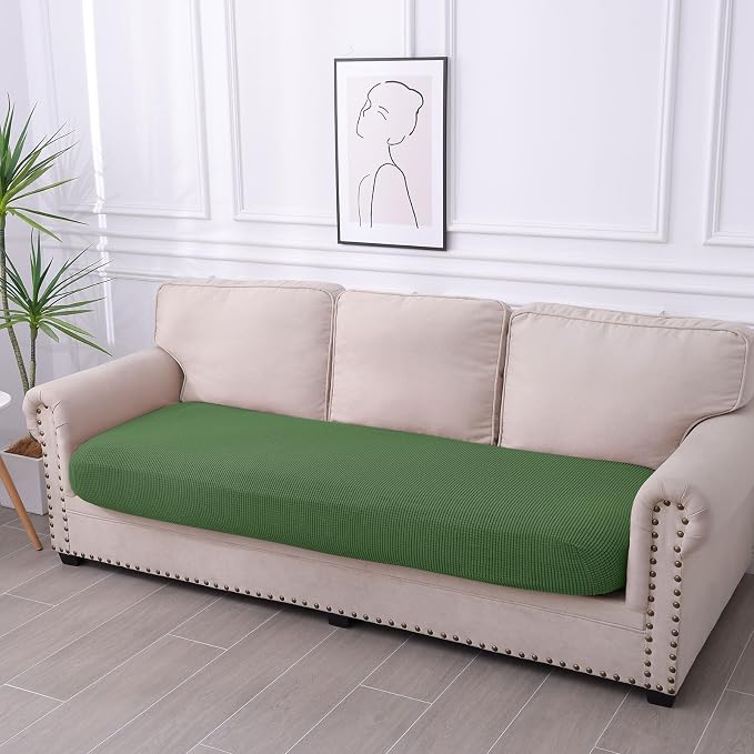 hyha Waterproof Couch Cushion Covers for Pets, Non Slip Sofa Seat Cover | Stretch Jacquard Fabric, Elastic Bottom, Non Slip Fit, Waterproof Protection, Pet Hair Protection (1 Piece for Large) - Image 8