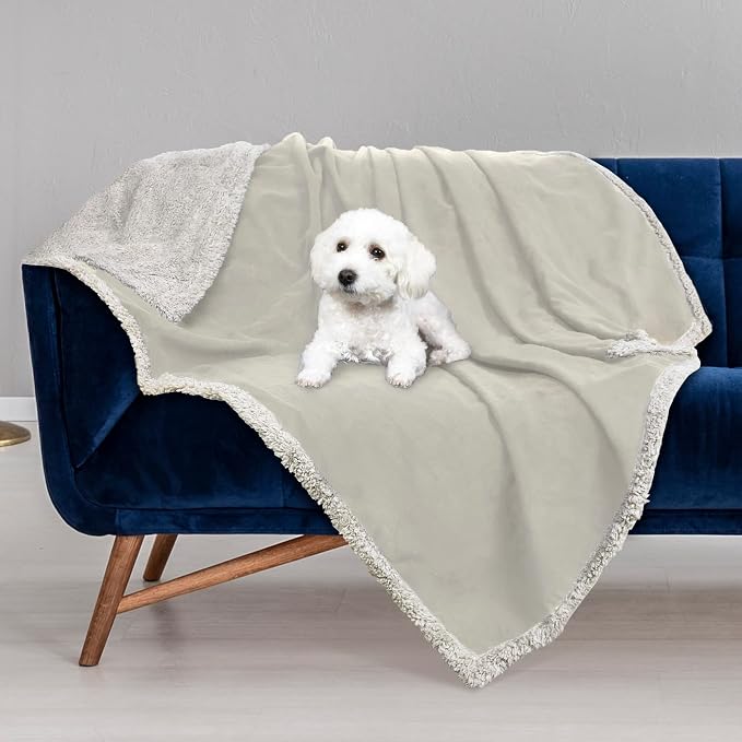 Kritter Planet Waterproof Reversible Pet Blanket for Small Dogs | 30 x 50 Inch, Washable Pet Protector for Sofa, Couch, Crates and Car Seats, Guards Against Fur, Dirt and Everyday Spills - Image 2