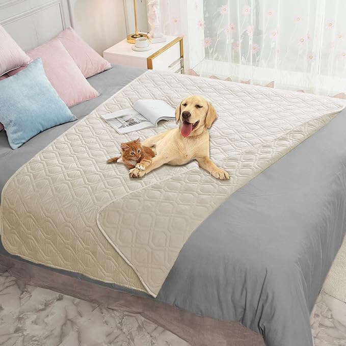 Ameritex Waterproof Blanket Reversible Dog Bed Cover Pet Blanket for Furniture Bed Couch Sofa by Ameritex