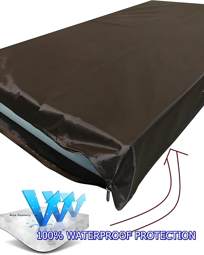 Dogbed4less Orthopedic Gel Memory Foam Pet Dog Bed, Waterproof Liner with External Microsuede Cover and Bonus Antislip Cover (Microsuede Gray, 55"X47"X4" Inches) - Image 6