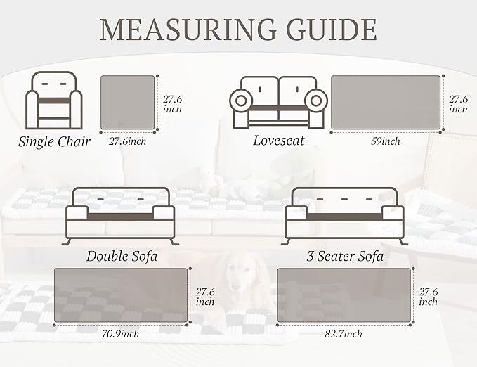 Couch Cushion Cover for dogs Sofa Cover Washable Pet Love Seat Couch Covers for Sofa Slipcovers Couch Protector Blanket for Dogs Sofa Cushion Covers for Pets Washable Pad Green 70x150cm/27.6x59in - Image 4