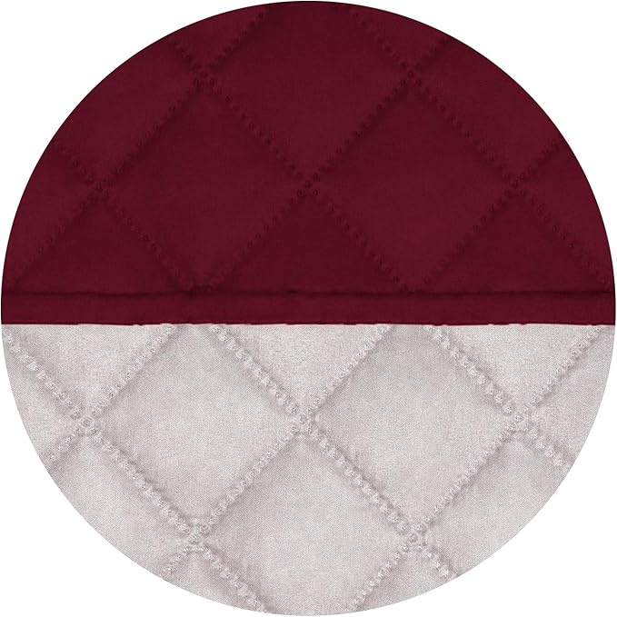 PureFit Reversible Quilted Sofa Cover Dog Couch Covers for Sofa, 66 in | Red/Ivory, Water Resistant Couch Protector, Washable Pet Couch Cover with Non Slip and Elastic Straps For Kids - Image 5