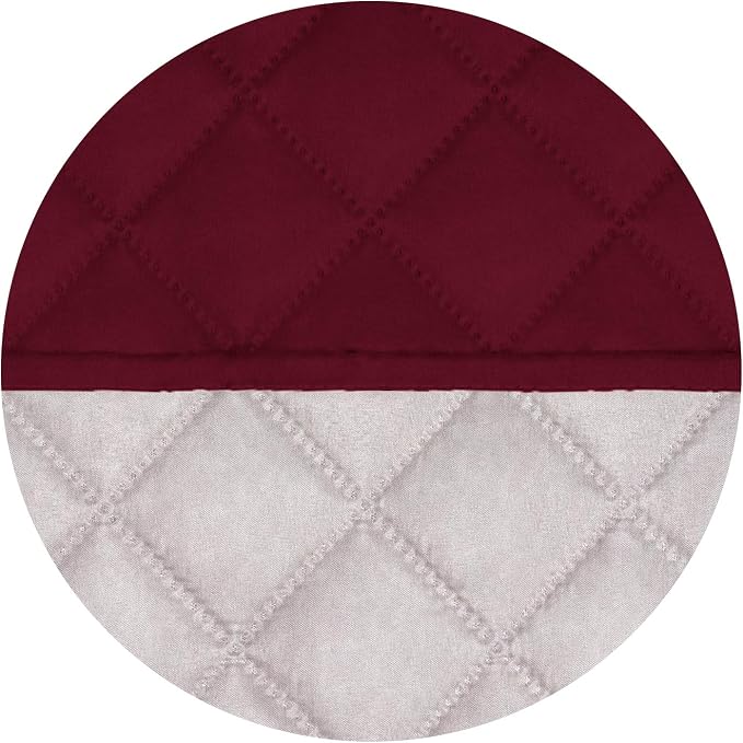 PureFit Reversible Quilted Sofa Cover Dog Couch Covers for Sofa, 66 in | Red/Ivory, Water Resistant Couch Protector, Washable Pet Couch Cover with Non Slip and Elastic Straps For Kids - Image 5