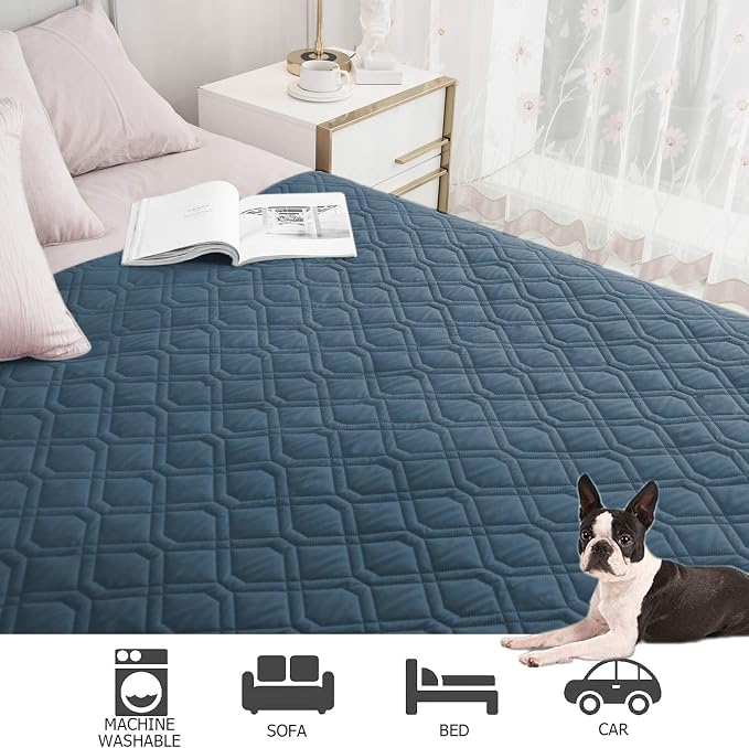 Ameritex Waterproof Blanket Reversible Dog Bed Cover Pet Blanket for Furniture Bed Couch Sofa - Image 4