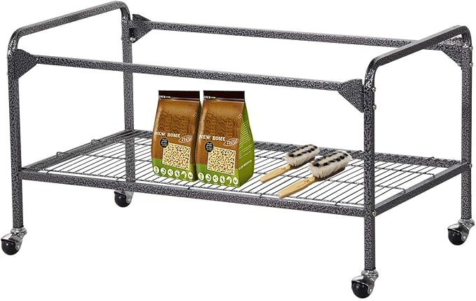 Yaheetech 69" Large Bird Cage for Parakeets, Budgies, 3-Tier Flight Cage | Detachable Rolling Stand, Easy Cleaning Slide-out Tray, Multi-door Access, 0.4'' Bar Spacing, Free Accessories - Image 9