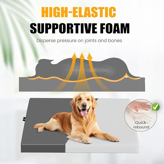 Car Dog Bed for Trunk,Non-Slip SUV Cargo Liner for Dogs | Travel Pet Mat Cushion with Supportive Foam, Removable Cover for Easy Cleaning, Suitable for SUV&Truck - Image 2