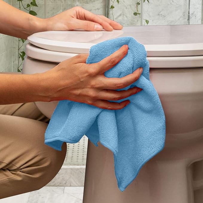 Avalon Towels Microfiber Cleaning Cloths (Value Pack of 36) - Size 16 x 16 Inches, Highly Absorbent Cleaning Rags, Lint Free, Reusable and Washable, Microfiber Towels for Cars - Image 6
