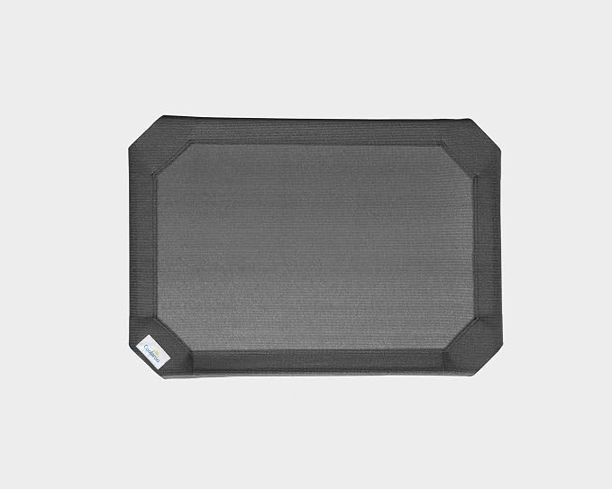 The Original Coolaroo Elevated Pet Bed Replacement Cover, Medium, Gunmetal by Coolaroo