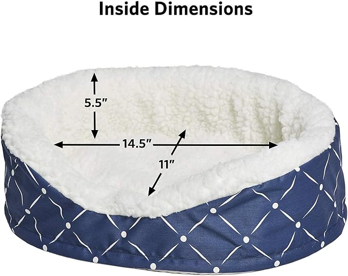 Midwest Homes for Pets CU20BLD Couture Orthopedic Cradle Pet Bed for Dogs & Cats, X-Small - Image 3