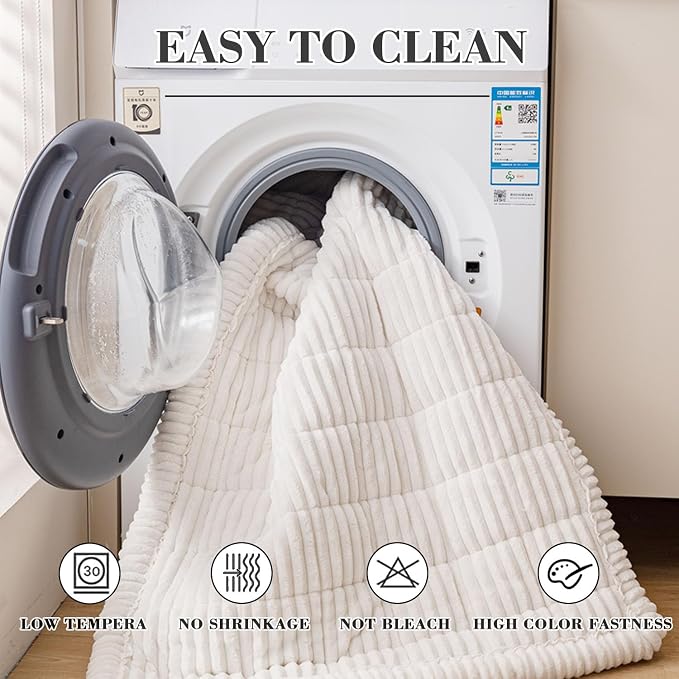 Couch Cover for Dogs Washable, Non-Slip Pet Couch Covers for Sofa, Fuzzy Dog Couch Cover Blanket for Furniture Protector (Z-White, 27.6" x 82.7"/70 x 210cm) - Image 5