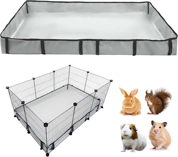 DZWLKJ Guinea Pig Cage Liner, Waterproof and Washable Base, 28"X42" by DZWLKJ