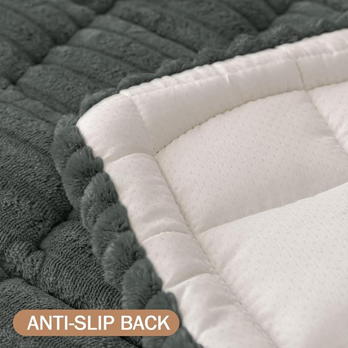 Smiry Couch Cover for Dogs, Non Slip Washable Sofa Protector for Pets | Soft Furniture Cover for Leather & Fabric Couches, Cozy Protect Against Fur, Dirt & Messes, Pet Friendly, 27.6"x47" - Image 10