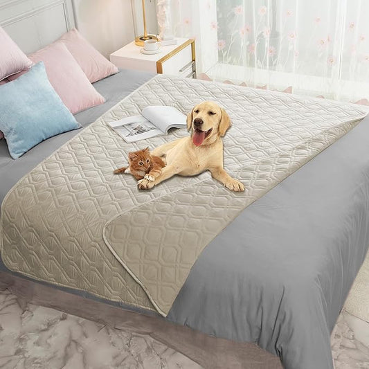 Ameritex Waterproof Dog Bed Cover Pet Blanket for Furniture Bed Couch Sofa Reversible by Ameritex