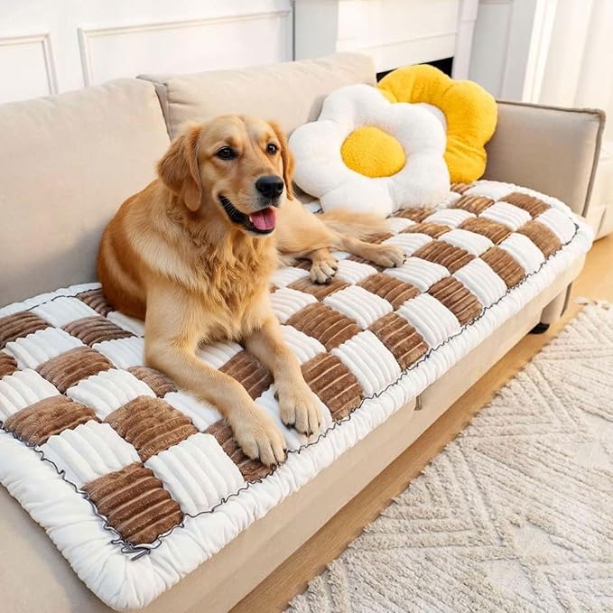 LiveGo Couch Cover for Dogs Washable, Sofa Cover Protector, Couch Covers for 3 Cushion Couch Sofa Pet Friendly, Soft, Non Slip by LiveGo