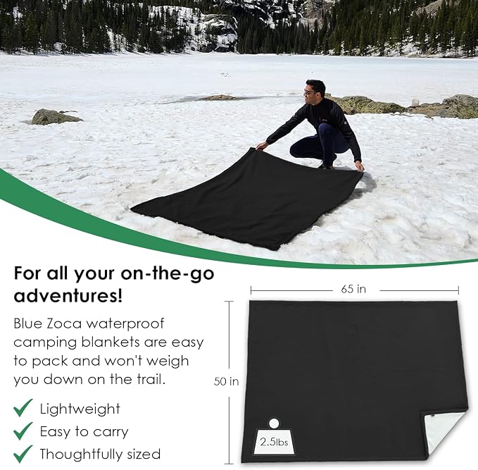 Waterproof Blanket | Machine Washable Dog Bed Cover | Waterproof Pet Blanket for Couch, Bed & Car | Cat & Dog Blankets for Large Dogs, Pets & Adults | Travel Size - 65x50in Black - Image 9