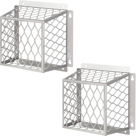 Dryer Vent Bird Guard,Dryer Vent Cover Outside for 3-4 inch Vent Hoods-2pk | Universal Outdoor Bird Guard for Dryer Vent & Bathroom Exhaust,Stainless Steel Bird Cage 7"Lx7"Wx5"H,Prevent Bird From Enter by JIANBENKJ