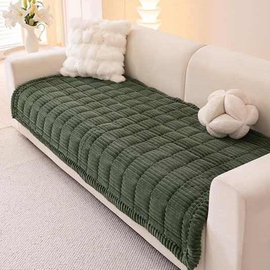 Awjcsv Couch Covers for Dogs Washable, Non Slip Sofa Protector Pet Friendly | Thick, Soft Furniture Cover, Against Pets Hair & Scratch, Fits Leather and Fabric Couches, 35" X 82.7" by Awjcsv