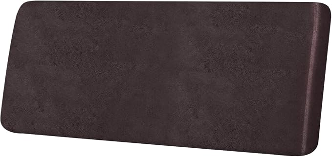 ANARACHON Leather Look Couch Cushion Covers Sofa Seat Slipcovers Sets Couches Furniture Protector for Sectional Armchair Loveseat Pets Kids Stretch Spandex Fabric (1 Cushion Sofa, Chocolate) by ANARACHON