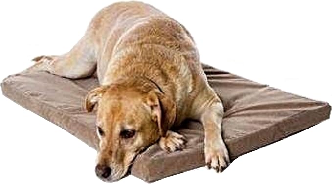 45S3 45"X27"X3" Full Layer Memory Foam Pad Pet Bed with Waterproof Microfiber Suede Cover for Medium Large Dog, Crate & SUV - Image 2