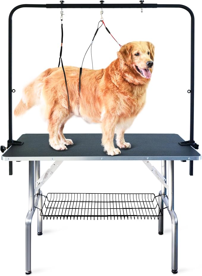 SHELANDY 46-in Dog Grooming Table for Large Pets by SHELANDY