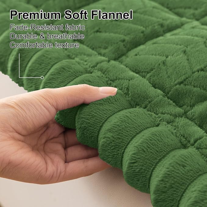 Smiry Couch Cover for Dogs, Non Slip Fuzzy Pet Sofa Covers Washable | Sofa Slipcovers for 3 Cushion Couch, Soft Thick Furniture Protector for Cats Dogs, Against Fur, Dirt, Scratch (27.6"x88") - Image 2